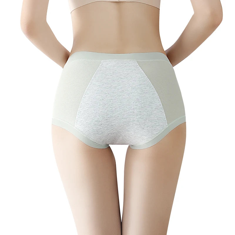 Women's Menstrual Panties Woman Reusable Menstrual Pads Period Underwear Women's Cotton Briefs Menstruation Sexy Super Absorbent