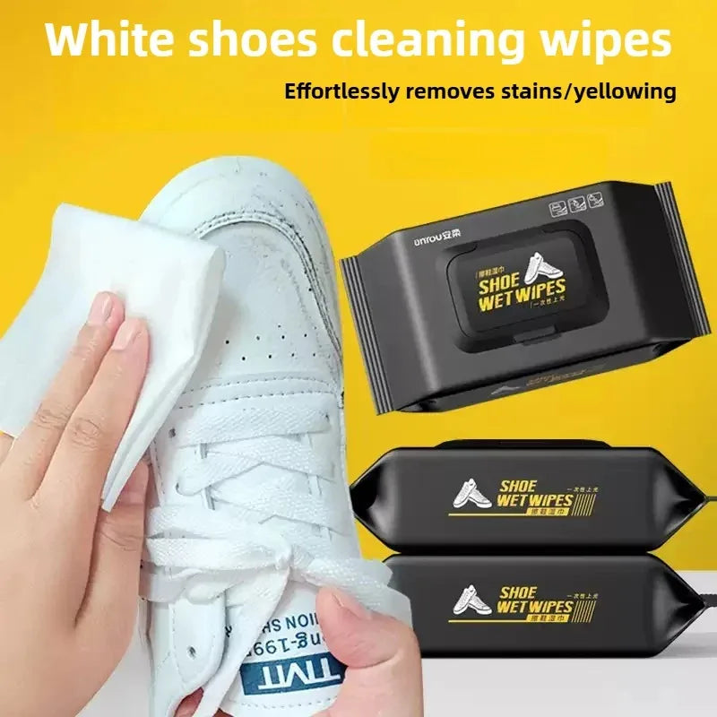 Disposable Wipes Shoe Cleaning Products Clean Slippers Cotton Wipes for Wiping Screens Cleaner Shoes Sneakers Household Home