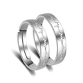 Classic Couple Rings For Men Women CZ Stone Trendy Wedding Lovers' Ring Jewelry Romantic Valentine's Day Present Ring Accessory