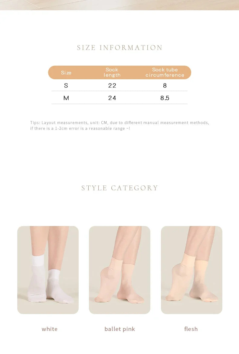 Girls Women Professional Ballet Socks Modern Dance Pilates Yoga Socks Stockings Kids Boys Breathable Dance