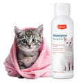 Gentle Mild Cat Shampoo - Non-Irritating Skin-Friendly, Moisturizing Deodorizing, Nourishing Softening for Healthy Shiny Fur