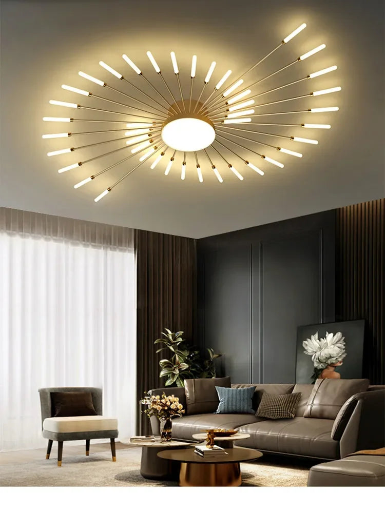 Modern LED Ceiling Lamp Luxury Household Living Dining Room Chandelier Home Decor Bedroom Pendant Light Kitchen Lustres Fixtures