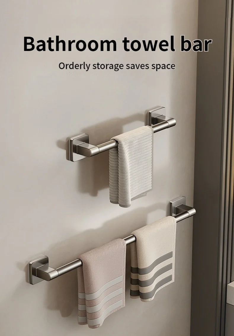 No Need To Drill Walls For Installation Bathroom Towel Bar/Hook/Towel Rack/Kitchen Rag Rack Bathroom Accessories
