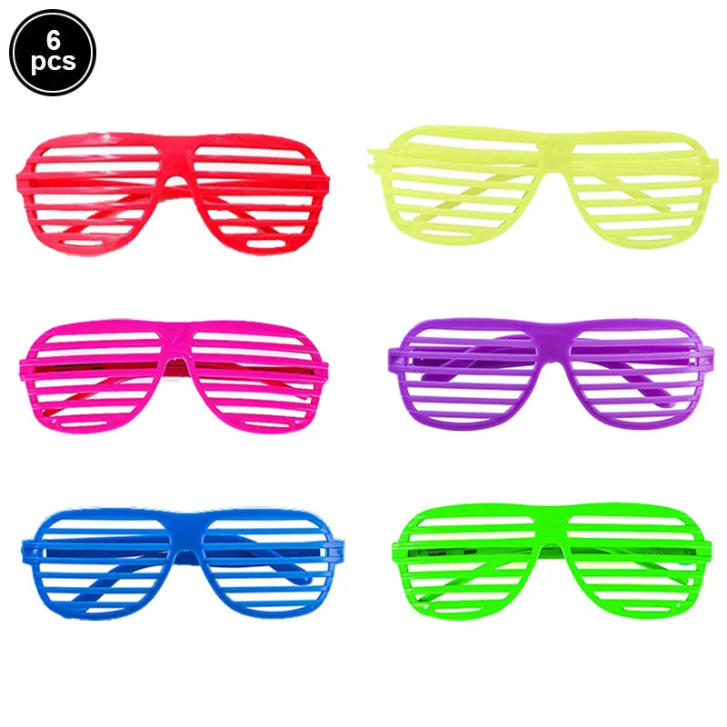 Glow Neon Party Plates Cups Napkins Tablecloth Tableware Neon Birthday Colorful Graffiti Party Decors for Glow Party Neon Party