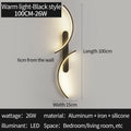 Minimalist Wall Lamp LED C Shape Wall Sconce Modern Simple for Home Decor Perfect Lighting Living Room Bedroom Hallway Office