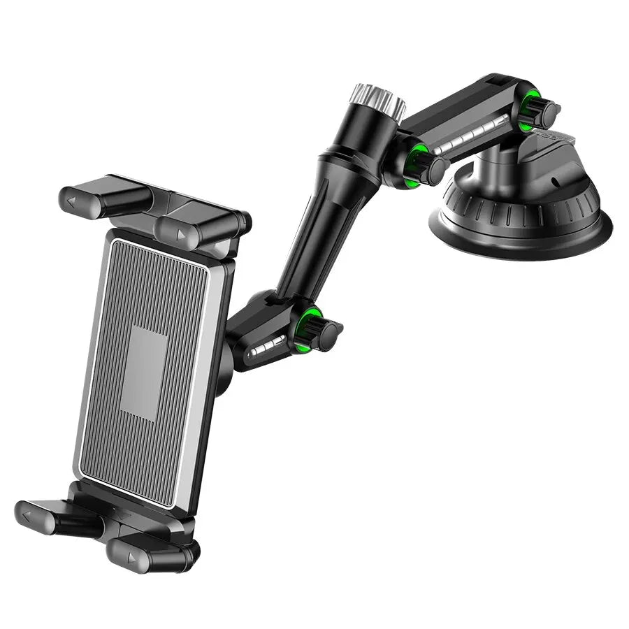 Dashboard Tablet Holder for Car Suction Car Mount with for All 7"-15" Pad Tablet and 4" - 7"Folding Screen/Straight Panel Phone