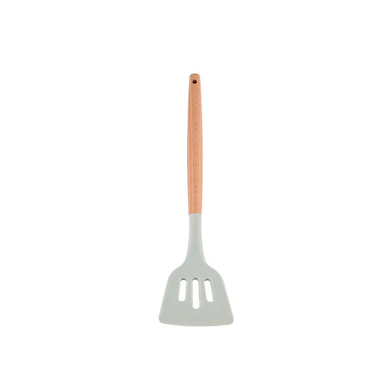 Silicone Turners Gadgets Spatula Egg Fish Frying Pan Scoop Fried Shovel Slotted Turners Kitchen Tools Cooking Utensils Kitchen a