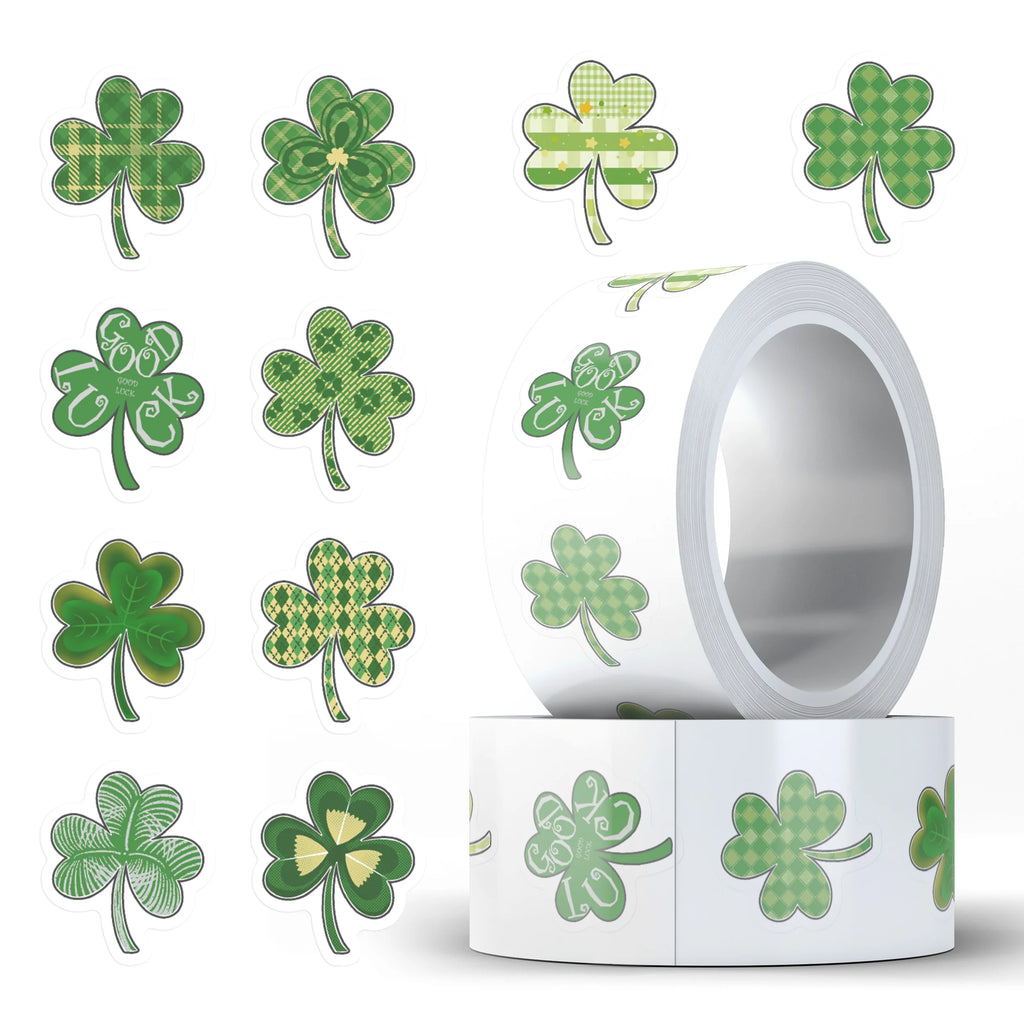 500pcs St Patrick‘s Day Stickers Decals For Laptop Notebook Skateboard Helmet DIY Aesthetic Stickers Creative Festival Gifts