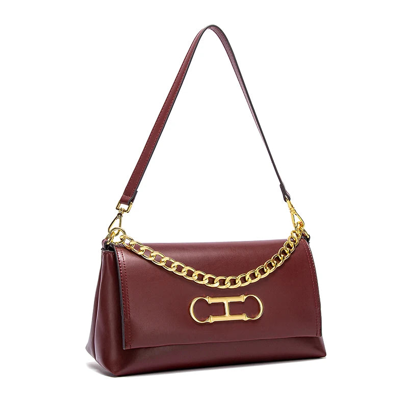Fashion Classic Retro New Solid Color Square Women's Shoulder Bag Fashion Party Multi functional Occasion Crossbody Bag