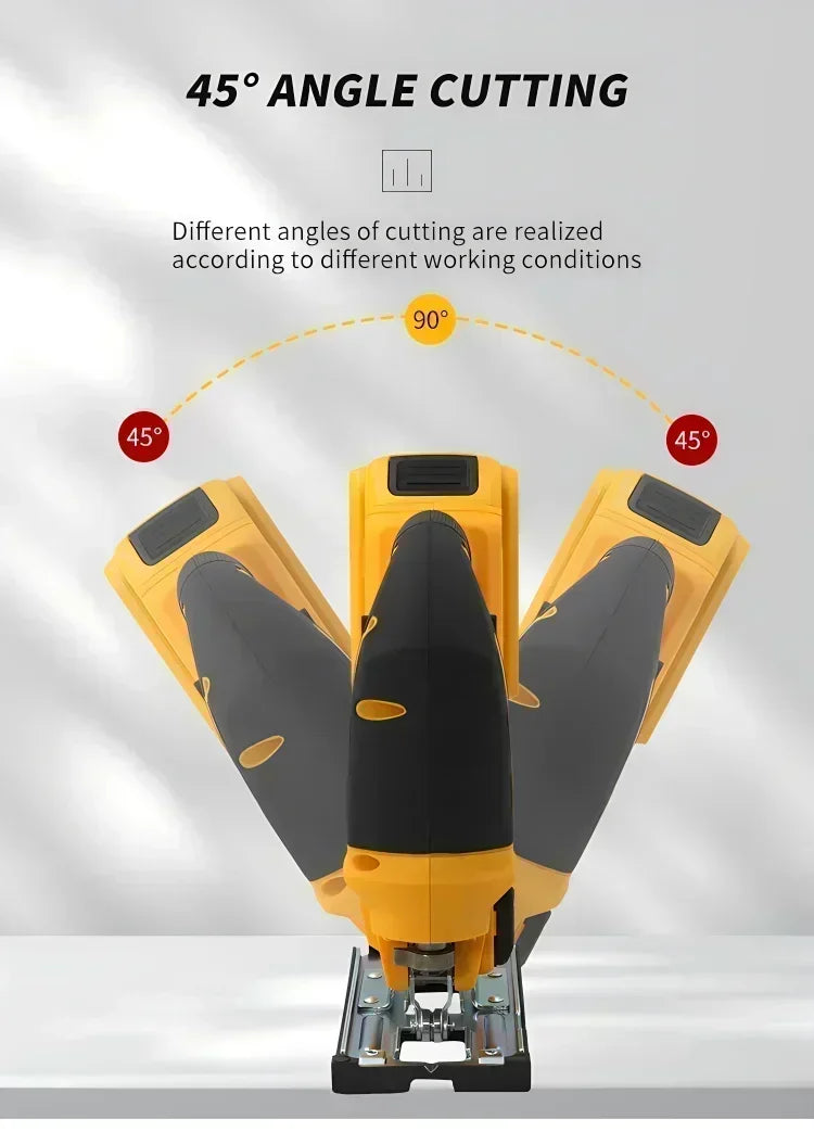 DewaltBrushless Curve Saw 20V Cordless Electric Jig Saw Portable Multifunction Adjustable Woodworking Power Tool