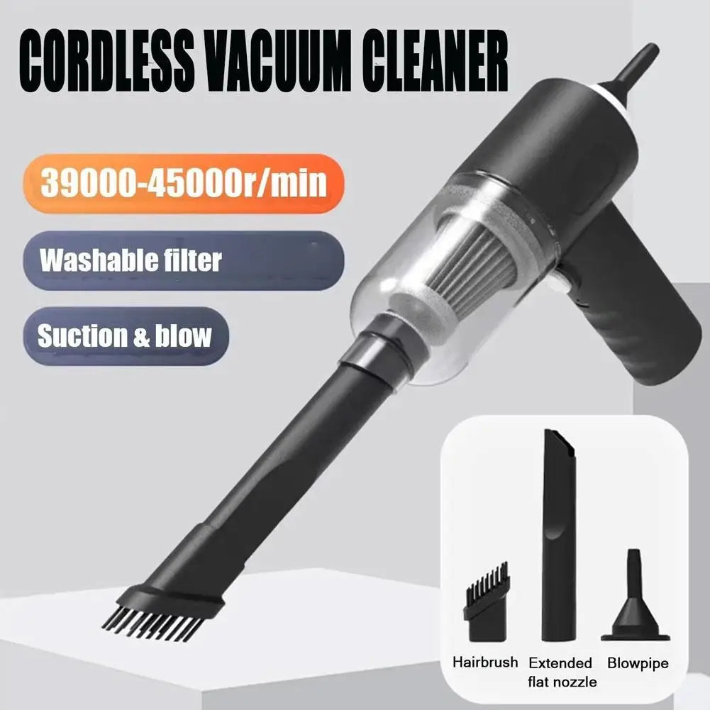 Car Vacuum Cleaner Portable Small Vacuum Cleaner For Multi Purpose Vehicles Small Household Pump Handheld Car Vacuum Cleaner