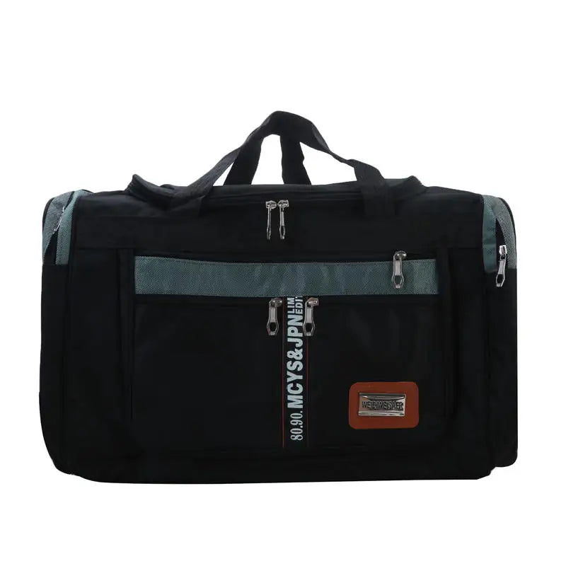 Travel Bag Large Capacity Handbag Portable Outdoor Carry Luggage Convenient Practical Male's Weekend Duffle Bags Random Letters