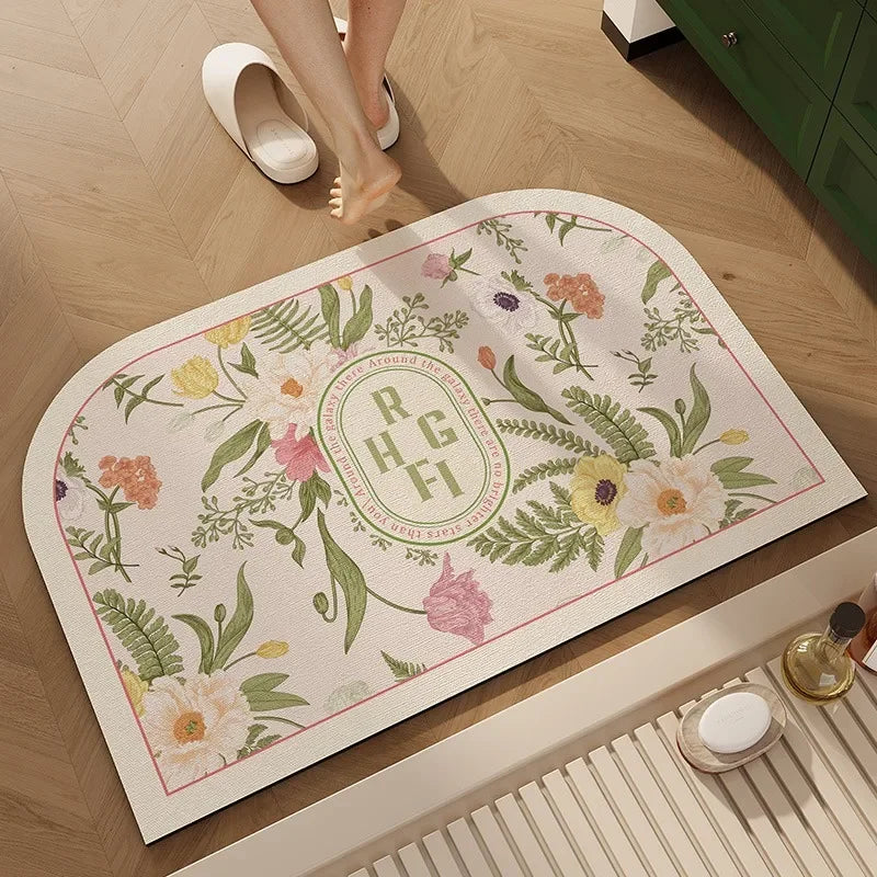 Bathroom Mat Toilet Entrance Doormat Bath Rug Non-slip Carpet  Absorbent Foot Mats for Floor Anti-slip Area Rugs Home Decor
