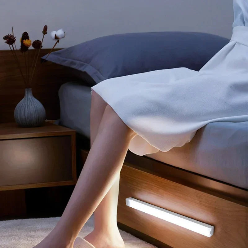 Cabinet Light Led Lights Kitchen Decoration Corridor Lamps Lamp Charge Motion Sensor Wireless Portable PIR Wardrobe USB Indoor