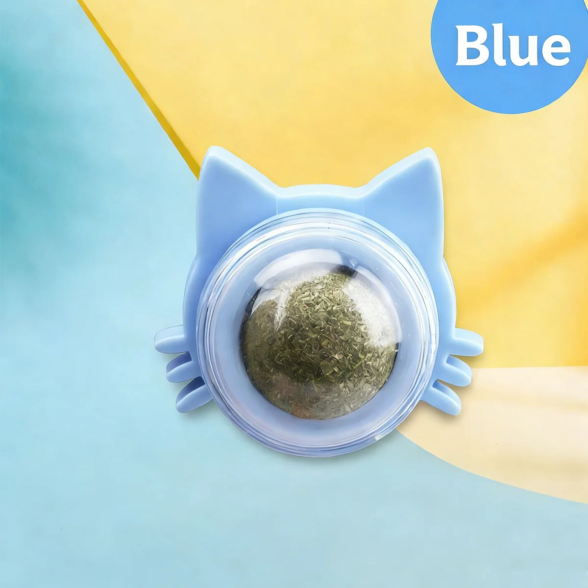 1 Pc Cat Mint Ball kittens's Safe Healthy Edible Toy Clean Mouth And Relieve Boredom