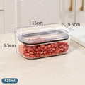 Large Capacity Sealed Jar Kitchen Cabinet Organizer Grain Soybean Nuts Storage Refrigerator Crisper Strong Plastic Sealed Tank