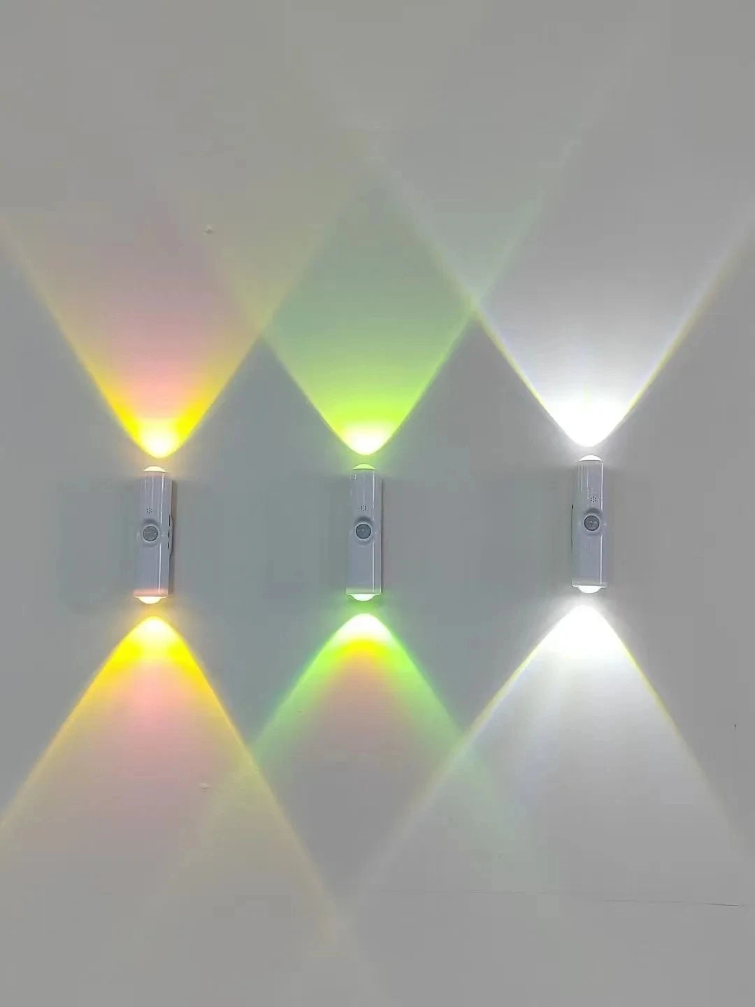 Smart RGB Gradient Night Light Wall Lamp for Bedroom Bathroom Magnetic Motion Sensor Rechargeable Closet Garden Home Decor