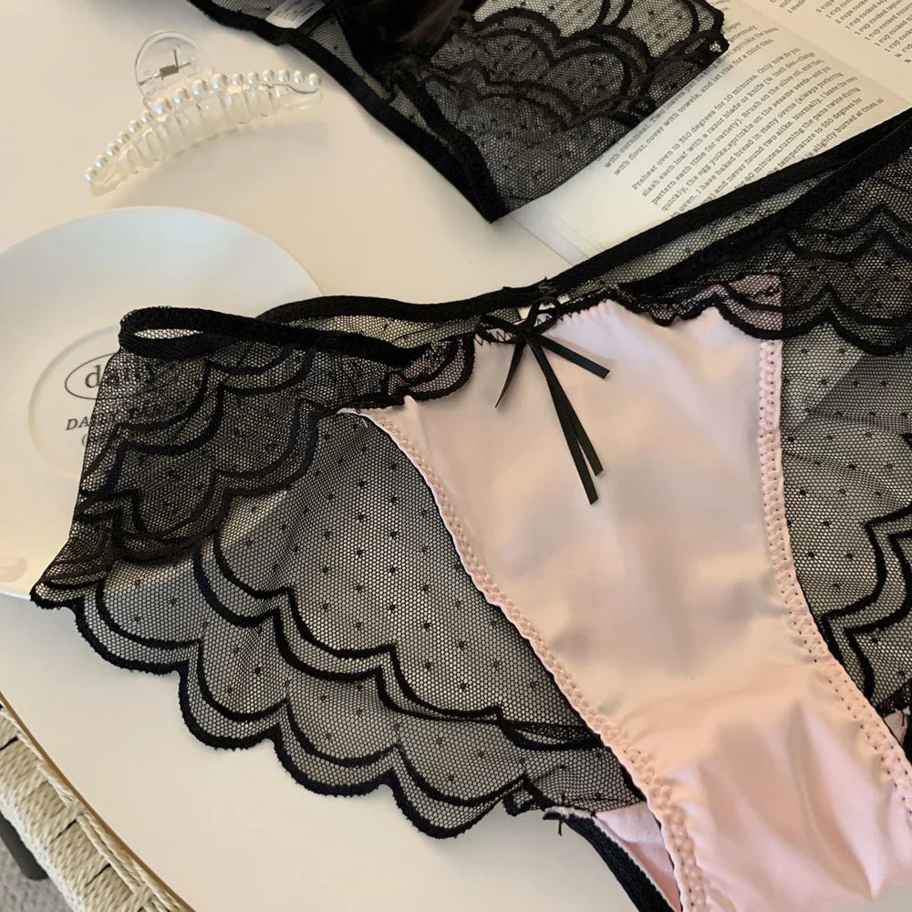 Women's Sexy Lace Underwear Low-Rise Briefs Lingerie Comfortable Underpants Ladies Fashionable Panties Sexy Lingerie For Women