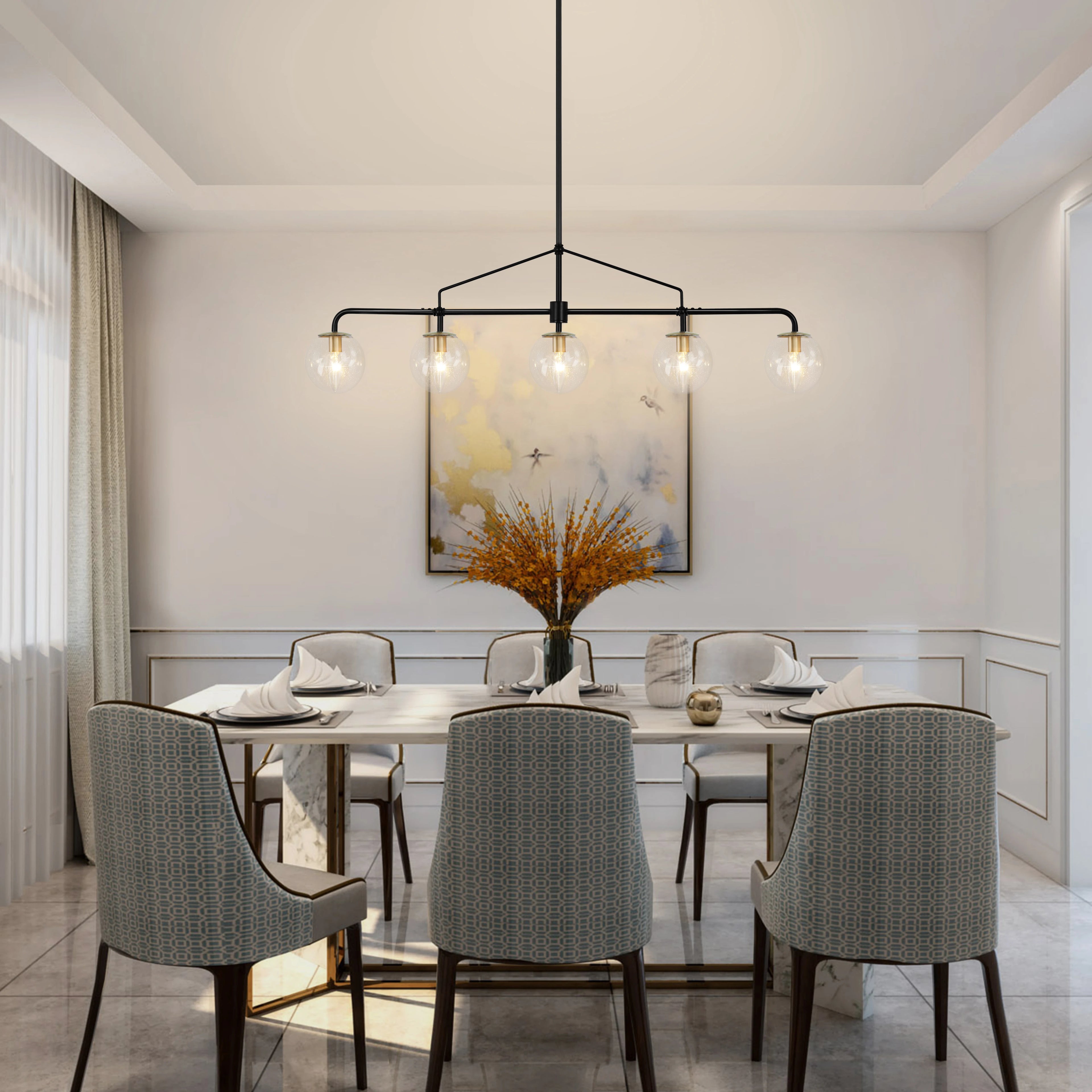 Island Lights for Kitchen Linear Chandelier Kitchen Island  Lighting Light Fixtures Black Chandeliers for Dining Room