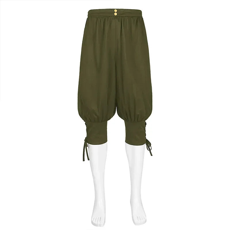 Victorian Renaissance Cosplay Costumes Gothic Lolita Bloomers Pirate Shorts Trousers Medieval Clothes Halloween Carnival Outfits