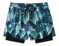 Adult Swimming Trunks for Men 2025 New Style Quick-drying Double-layer Anti-embarrassment Large Size Casual Swimming Shorts