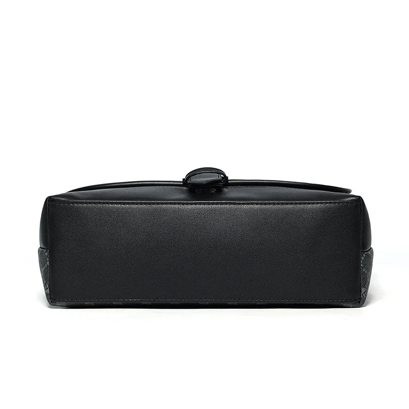 Business Leather Large Crossbody Bag for Men Bags Designer Casual Man Messenger Bag Male Sling Pack Work Shoulder Bag Luxury