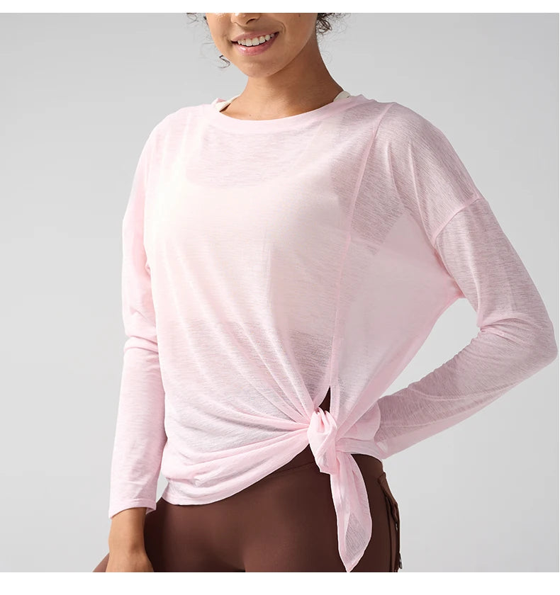 Women's Fitness Sports T-shirt Summer Loose Short Sleeve Quick Drying Gym Running Top Female Leisure Clothing