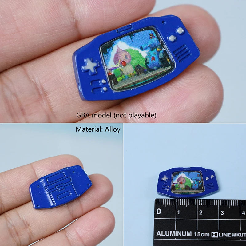 Dollhouse Compatible Miniature Game Console Model, Ideal for Decoration and Prop Photography