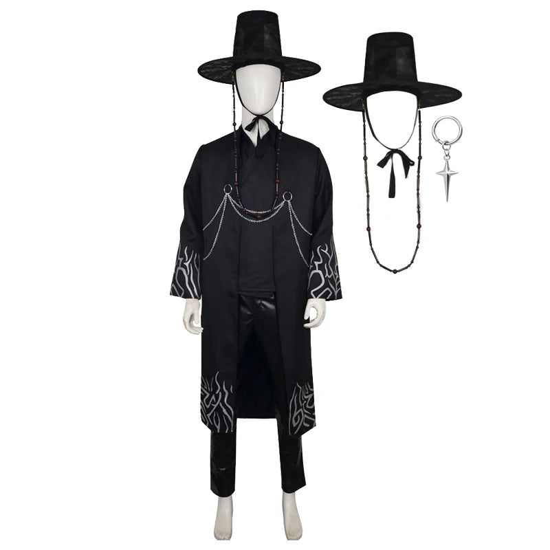 Cosplay Costume stage performance costumes K-POP male cosplay props, party cosplay costumes, Korean national costumes boys Idol