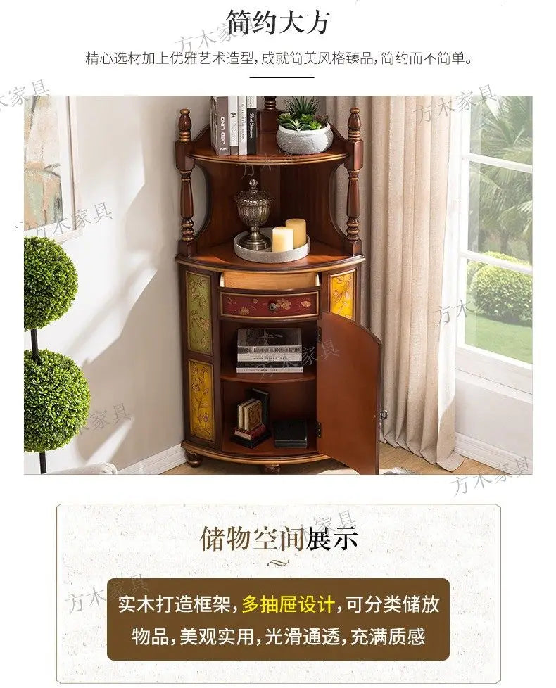 Wood Corner Living Room Cabinets Filing Decor Bookcase Mobile Living Room Cabinets Wine Nordic Vitrina Lounge Suite Furniture