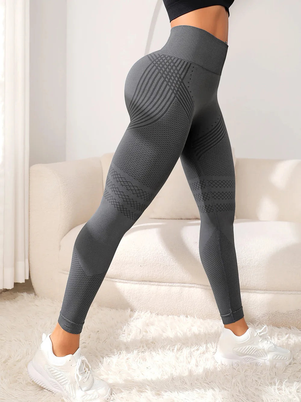 Women's Cellulite 3D Leggings, High Waisted Butt Lifting Tummy Training Control, Anti Cellulite Legging for Gym Workout Yoga