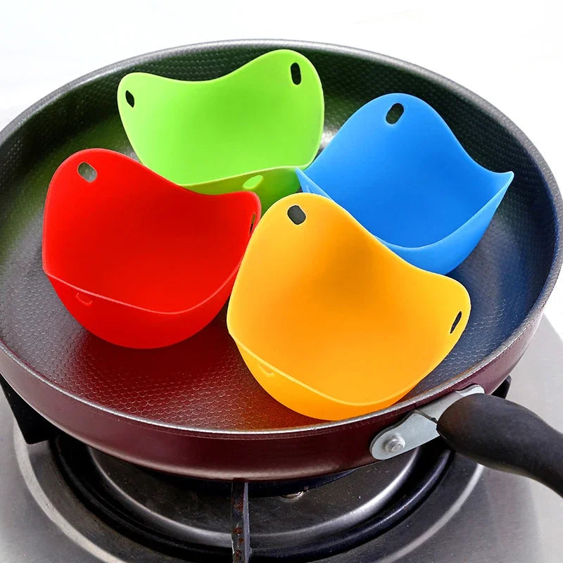 Silicone Egg Cooker Environmentally Friendly Non-Toxic High Temperature Resistant Non-Stick Omelette Mold Silicone Egg Steamer