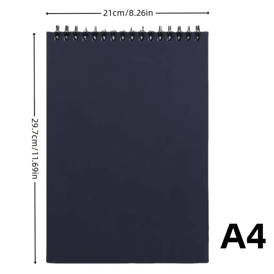 30 sheets of A4, A5, A6, 16K roll sketchbooks, spiral binding, environmentally friendly thick paper, acid-resistant.