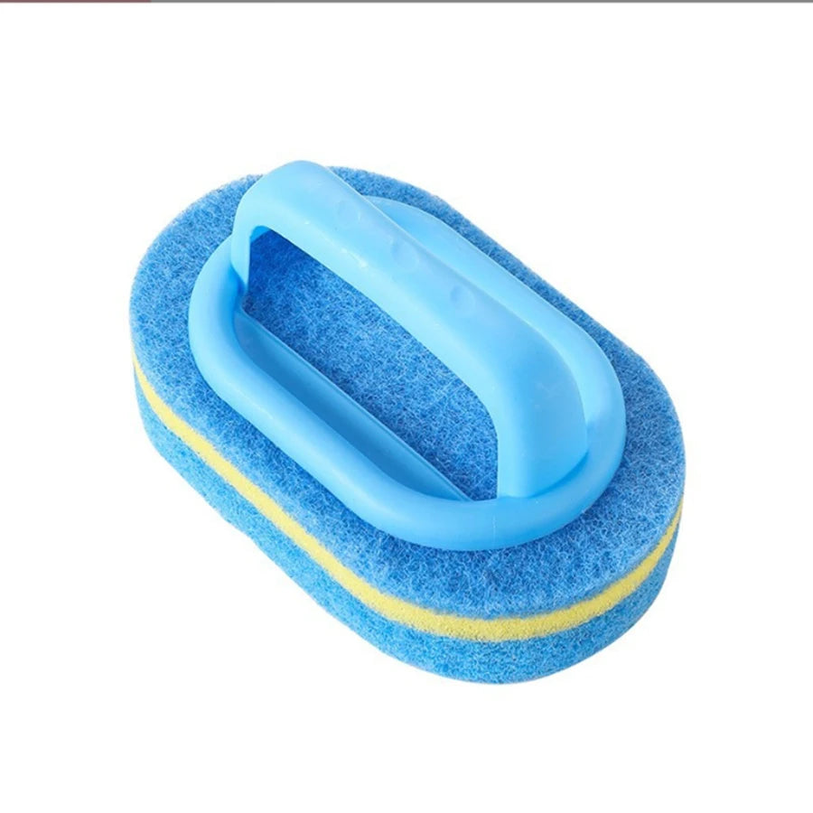 Cleaning sponge for bathroom, tile and glass stain removal - wiping brush commercial cleaning service/store