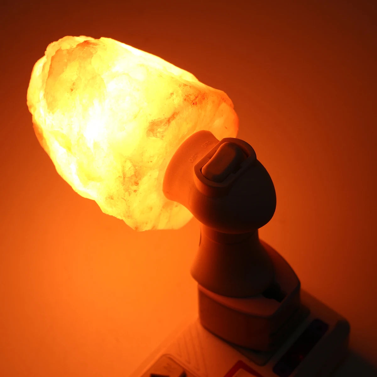 Himalayan Salt Wall Bedside Lamp, Natural Crystal, Hand Carved Night Light, Home Decor, Air Purifying Release, Negative Ions