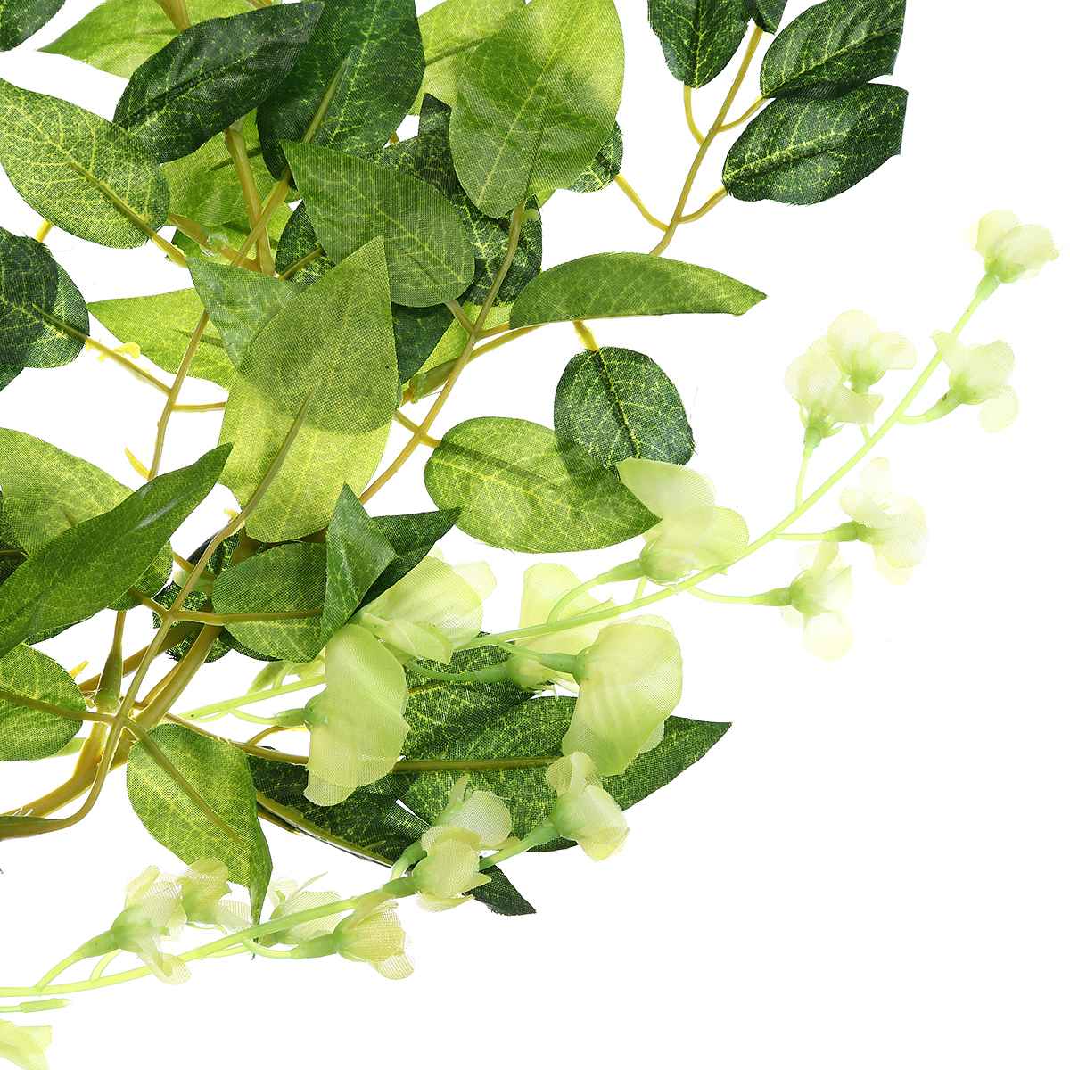 2/4pc 1.8M Wisteria Artificial Flowers Vine Garland Plants Wedding Arch Decoration Fake Plant Leaf Rattan Trailing Wall Flower