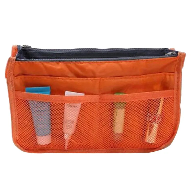 Organizer Insert Bag Women Nylon Travel Insert Organizer Handbag Purse Large Liner Lady Makeup Cosmetic Bag Cheap Female Tote