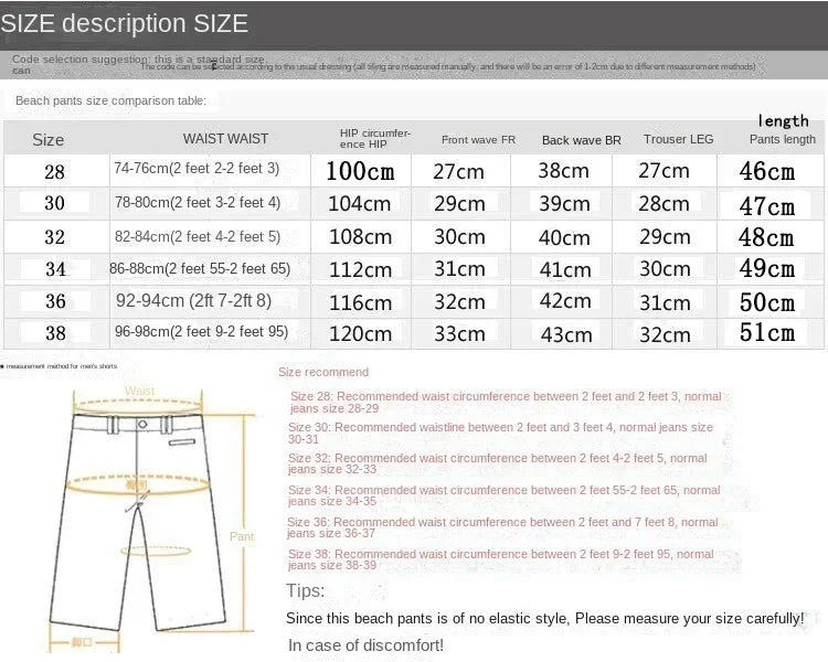 Print men's swimming trunks beach board shorts holiday gym casual shorts sports surf shorts outdoor sports pants Workout pants