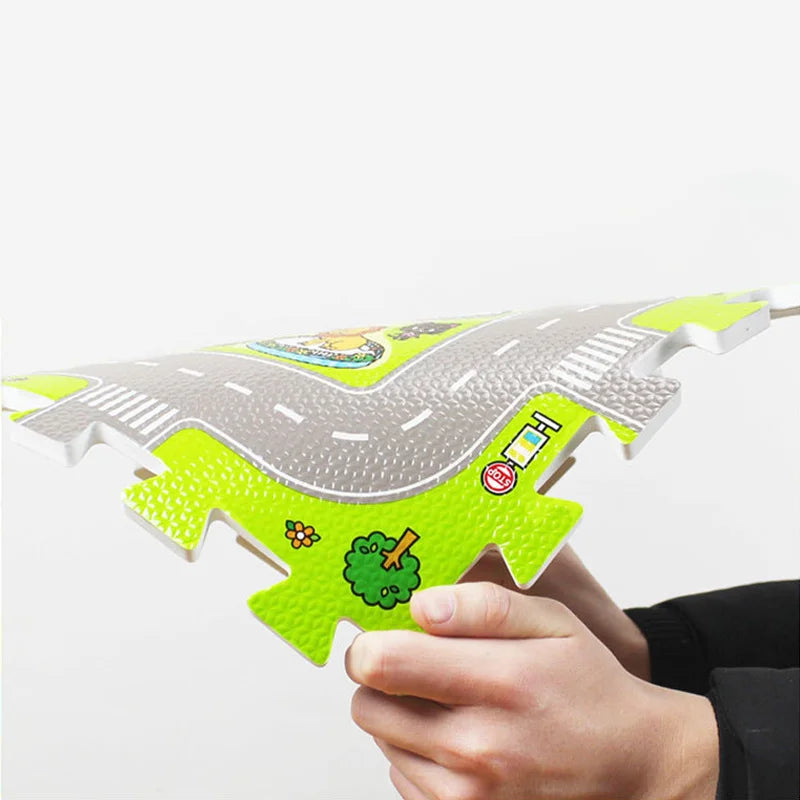 Baby Play Mat 9pcs/lot Kids Carpet Playmat Children Rug Soft Floor Toys Road Traffic Soft Floor Home Decor EVA Kids Foam Puzzles