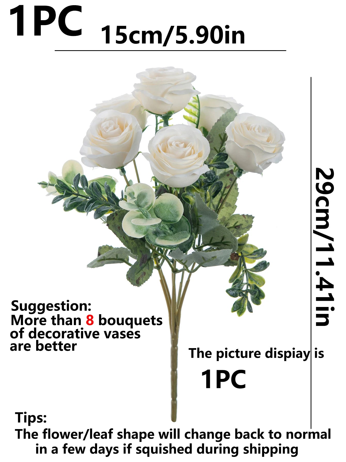 Artificial Flowers Nordic Rose Silk Wedding Home Bridal Bouquet Outdoor Courtyard Table Decoration Party DIY Gift Shooting Props