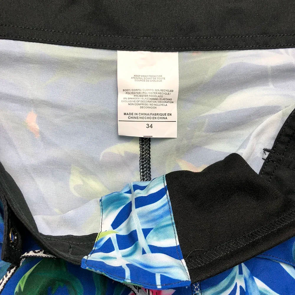 Print men's swimming trunks beach board shorts holiday gym casual shorts sports surf shorts outdoor sports pants Workout pants
