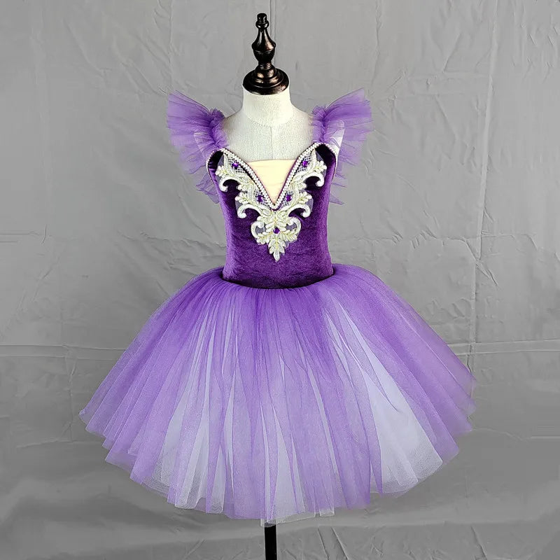 Children's ballet skirt girls dance skirt children's program collective performance costumes dance performance costumes