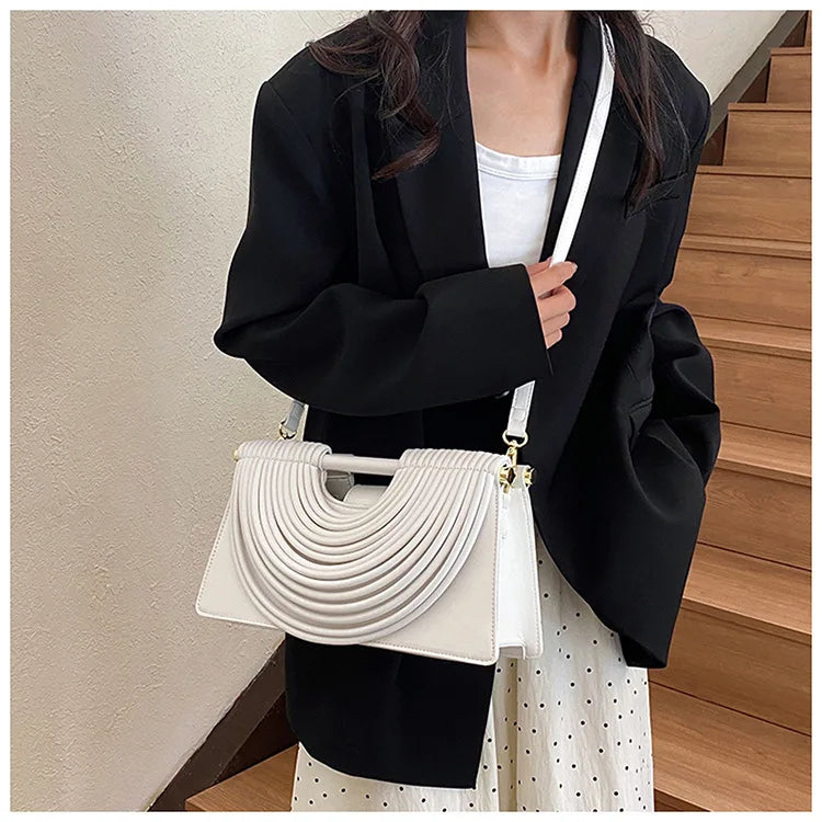Luxury Evening Handbag For Women Golden Noodle Knot Design Dinner Party Clutch Bag Luxury Designer Square Crossbody Bags