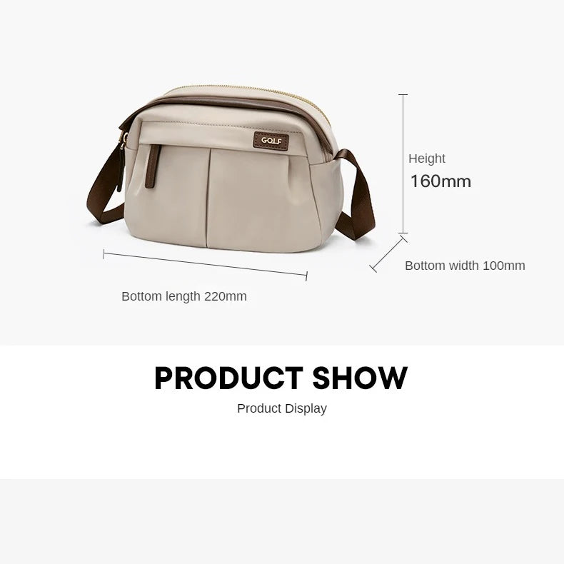 GOLF Women's Crossbody Bag 2023 New Lightweight Mini One Shoulder Bag Commuter Mom Bag Zero Wallet