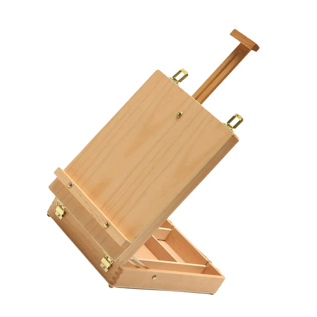 Wooden Drawing Easel with Storage for Art Supplies and Sketching