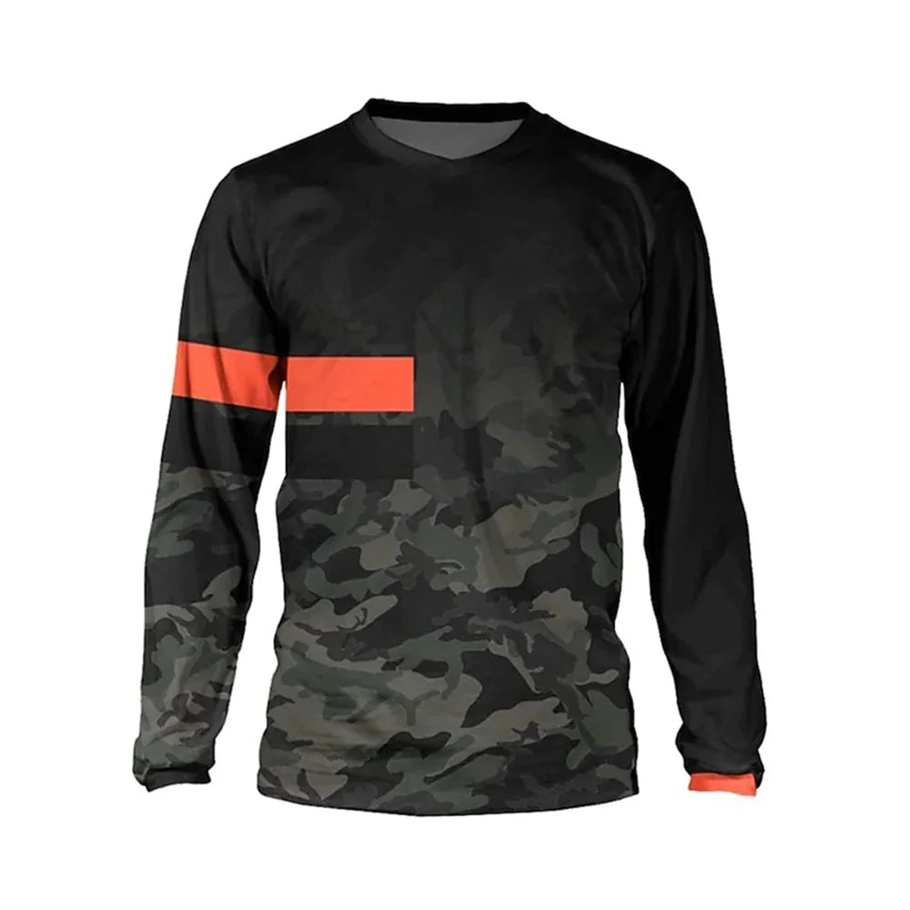 Men's Clothing Cool 3D Geometric Print Fashion Sports O-Neck Graphic T Shirts Tops Harajuku Running Long Sleeve Gym Men Clothing