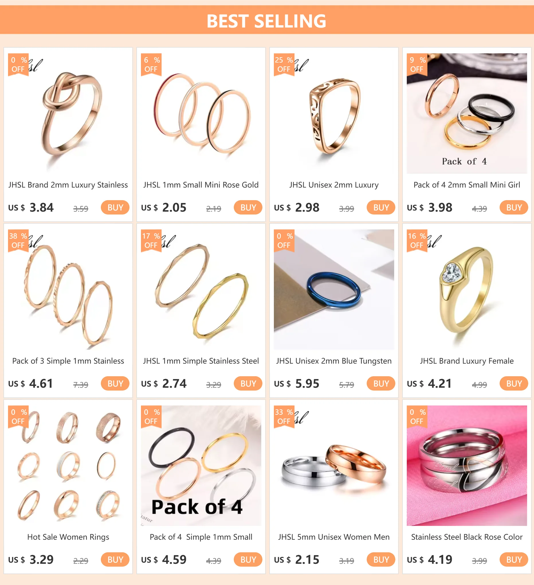 Unisex 6mm Classic Black Blue Rose Gold Color Men Rings Fashion Jewelry Stainless Steel Big Size 4 5 6 7 8 9 10 11 12 13 14 15