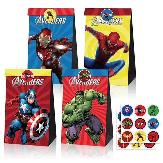 Marvel The Avengers Birthday Supplies Disposable Plate Napkin Cup Tablecloth Balloon for Kids Boy Superhero Party Decorations