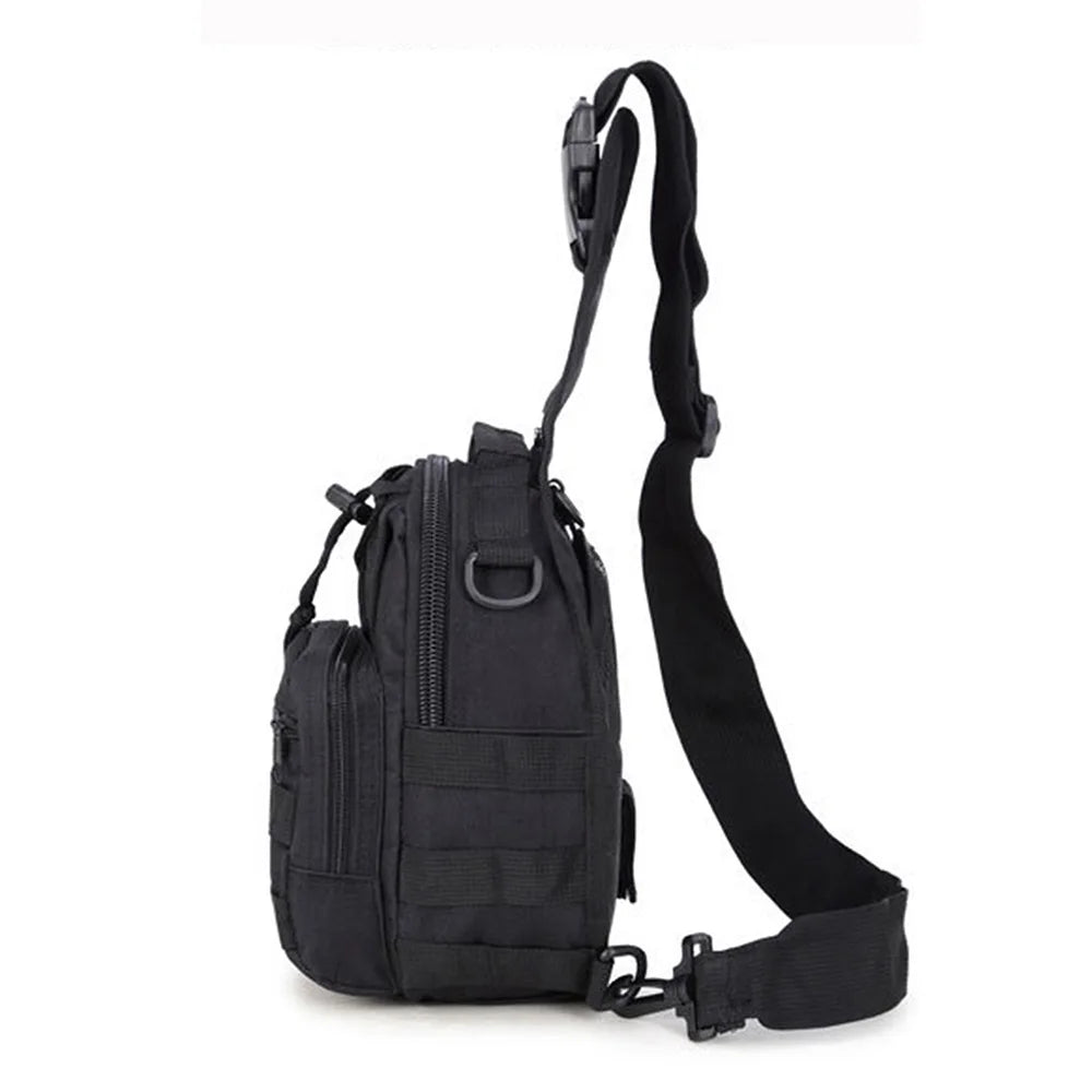 Men Cross body Sling Backpack Shoulder Chest Bag Travel Outdoor Sports Climb Tactical Military Nylon Male Side Messenger Bag