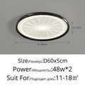 2026 New Modern LED Ceiling Lamp For Living Room Restaurant Round Lighting Fixture Bedroom Study Home Decor Firework Panel Lamp